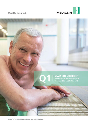 Vorschaubild Mediclin Quartalsbericht 2013-q1