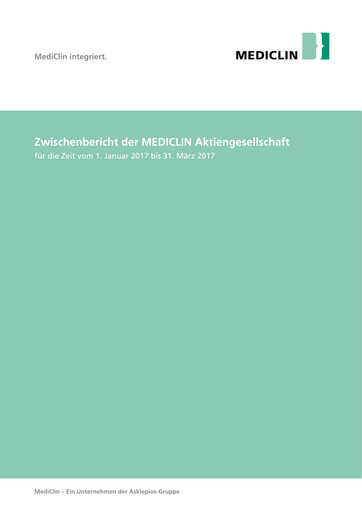 Vorschaubild Mediclin Quartalsbericht 2017-q1