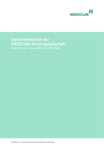 Vorschaubild Mediclin Quartalsbericht 2020-q1