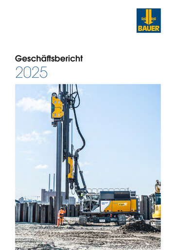 Thumbnail BAUER AG Annual Report 2025