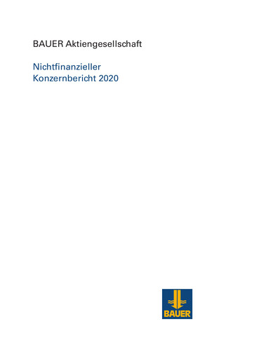 Thumbnail BAUER AG ESG Report 2020