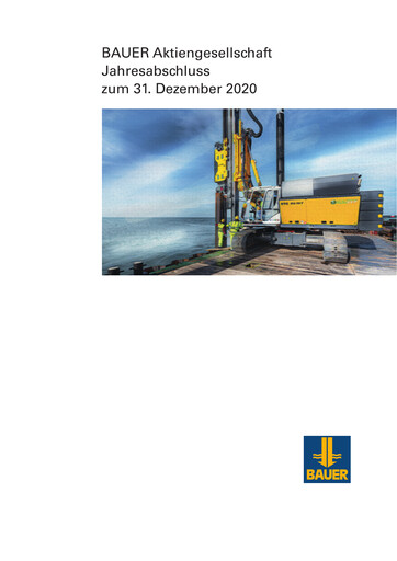 Vorschaubild BAUER AG Finanzmitteilung 2020