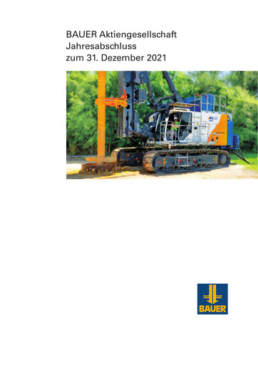 Vorschaubild BAUER AG Finanzmitteilung 2021
