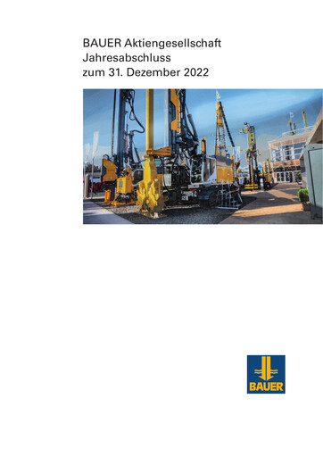 Vorschaubild BAUER AG Finanzmitteilung 2022