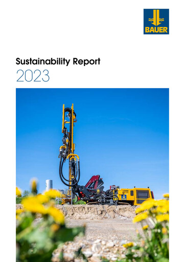 Thumbnail BAUER AG Sustainability Report 2023