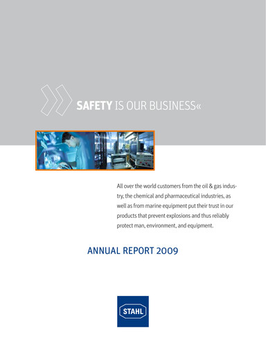Thumbnail R. Stahl AG Annual Report 2009