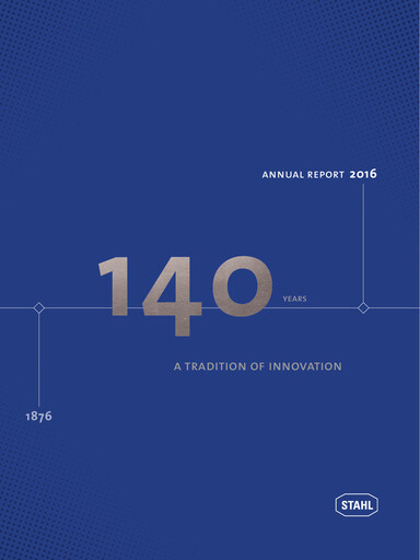 Thumbnail R. Stahl AG Annual Report 2016