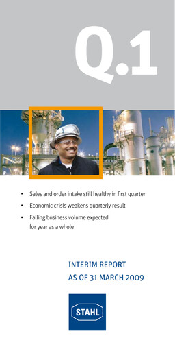 Thumbnail R. Stahl AG Quarterly Report 2009-q1