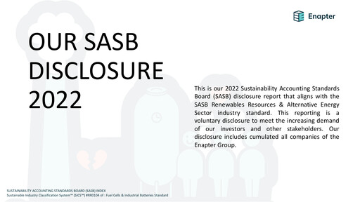 Thumbnail Enapter AG ESG Report 2022