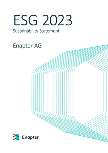 Thumbnail Enapter AG Sustainability Report 2023