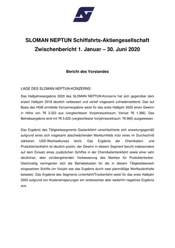 Thumbnail Sloman Neptun Half-year Report 2020-h1
