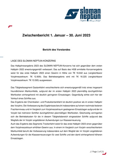 Thumbnail Sloman Neptun Half-year Report 2023-h1