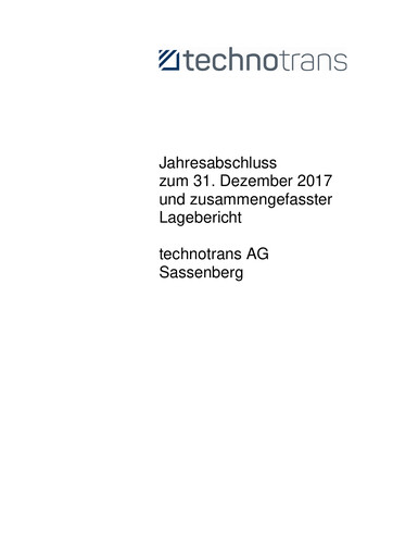 Thumbnail technotrans Financial Statement 2017