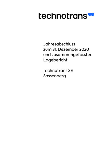 Thumbnail technotrans Financial Statement 2020