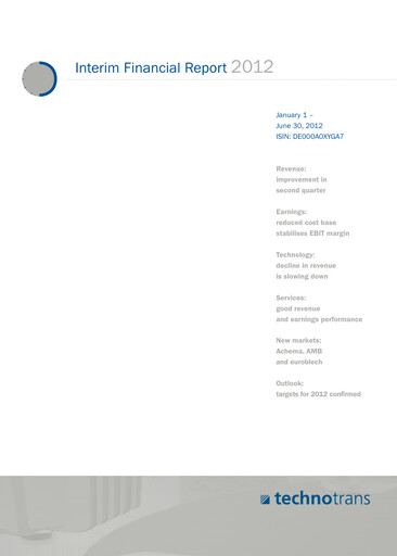 Thumbnail technotrans Half-year Report 2012-h1