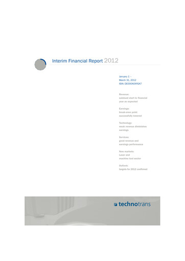 Thumbnail technotrans Quarterly Report 2012-q1