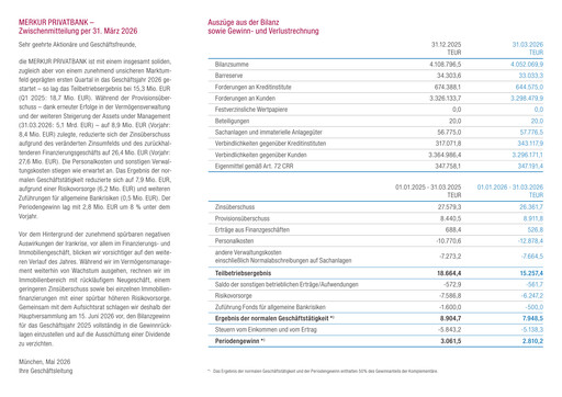 Thumbnail Merkur PrivatBank Quarterly Report 2026-q1