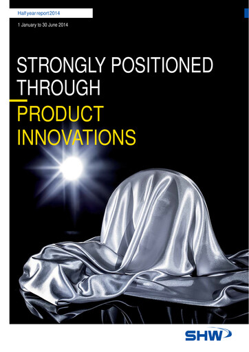 Miniature SHW AG Rapport semestriel 2014-h1