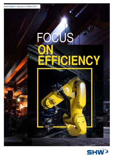 Miniature SHW AG Rapport trimestriel 2016-q1