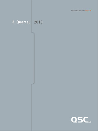 Thumbnail q.beyond Quarterly Report 2010-q3