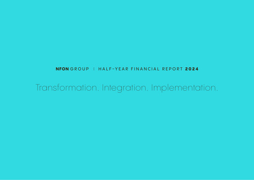 Miniature NFON AG Rapport semestriel 2024-h1