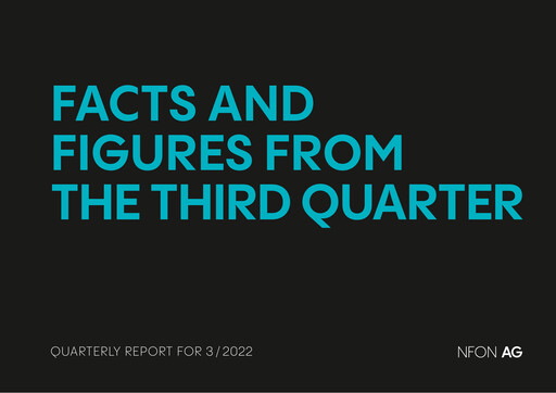 Miniature NFON AG Rapport trimestriel 2022-q3