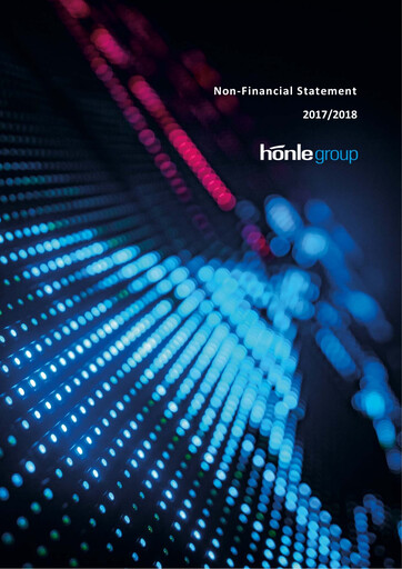 Thumbnail Dr. Hönle AG ESG Report 2017-2018