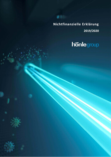 Thumbnail Dr. Hönle AG Sustainability Report 2019-2020