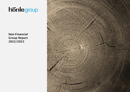 Thumbnail Dr. Hönle AG Sustainability Report 2022-2023