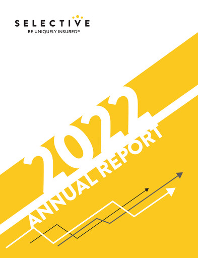 Thumbnail Selective Insurance Annual Report 2022