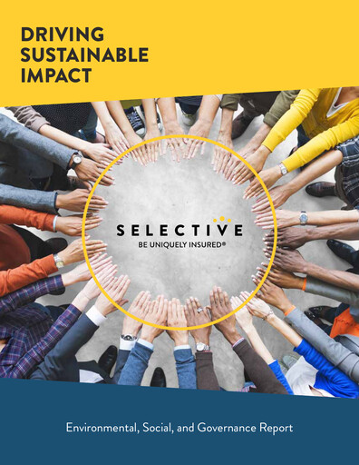 Thumbnail Selective Insurance ESG Report 2021