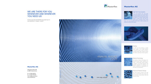 Thumbnail Masterflex Annual Report 2008