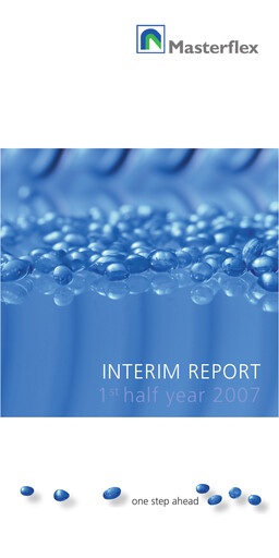Miniature Masterflex Rapport semestriel 2007-h1