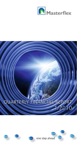 Miniature Masterflex Rapport trimestriel 2010-q1
