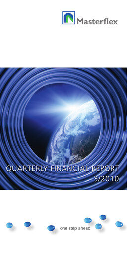 Miniature Masterflex Rapport trimestriel 2010-q3