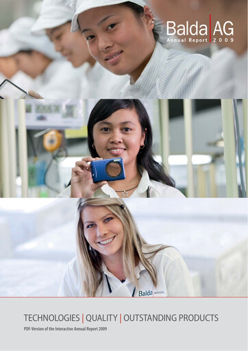 Thumbnail Clere AG Annual Report 2009