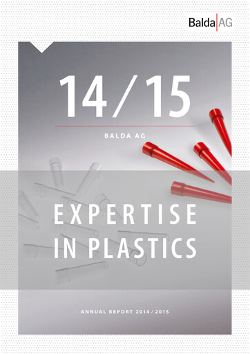 Thumbnail Clere AG Annual Report 2014-2015