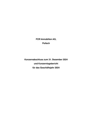 Thumbnail FCR Immobilien Financial Statement 2024