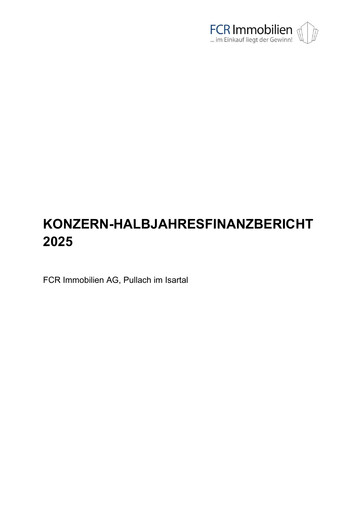 Thumbnail FCR Immobilien Half-year Report 2025