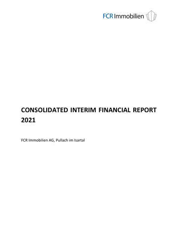 Thumbnail FCR Immobilien Half-year Report 2021
