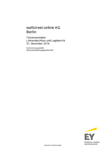 Thumbnail Smartbroker Holding Financial Statement 2016