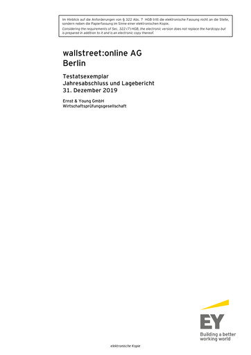 Thumbnail Smartbroker Holding Financial Statement 2019