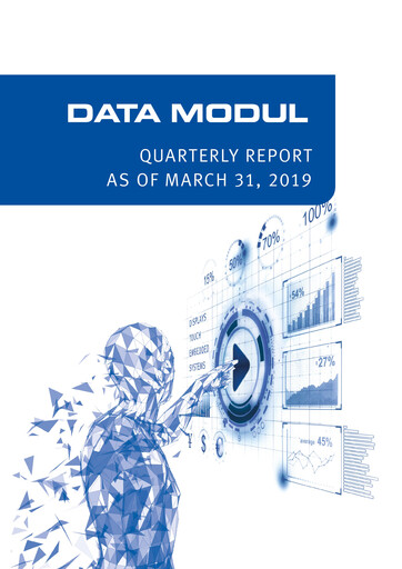 Thumbnail DATA MODUL Quarterly Report 2019-q1
