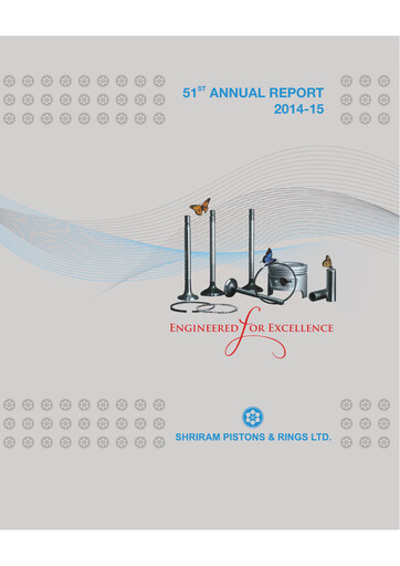 Vorschaubild Shriram Pistons & Rings Jahresbericht 2014-2015