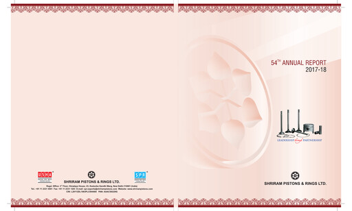 Vorschaubild Shriram Pistons & Rings Jahresbericht 2017-2018