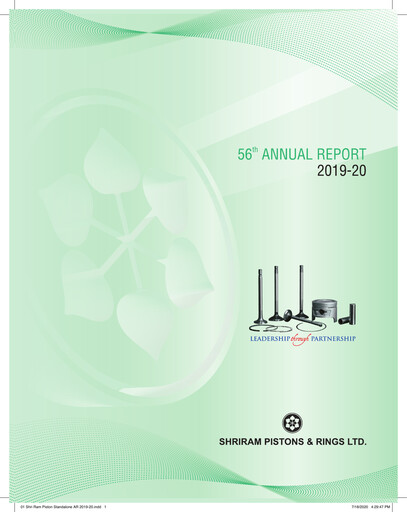 Vorschaubild Shriram Pistons & Rings Jahresbericht 2019-2020