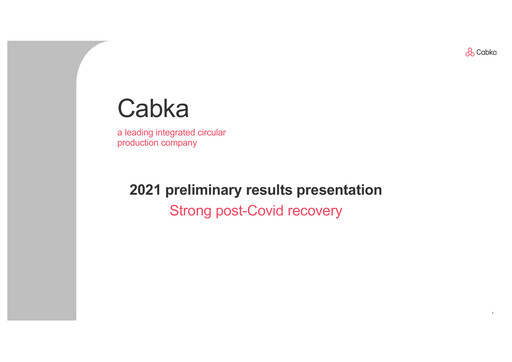 Thumbnail Cabka Financial Report 2021