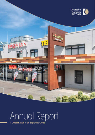 Thumbnail Deutsche Konsum REIT-AG Annual Report 2021-2022