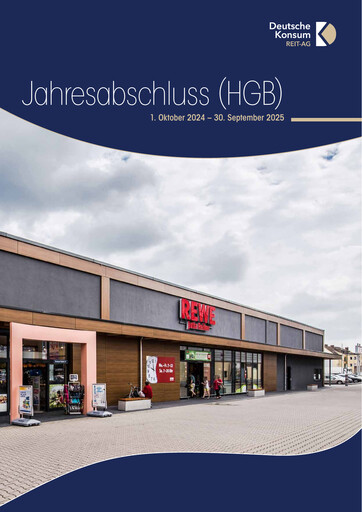 Miniature Deutsche Konsum REIT-AG Bilan financier 2024-2025