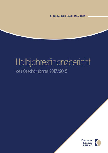 Miniature Deutsche Konsum REIT-AG Rapport semestriel 2017-h1